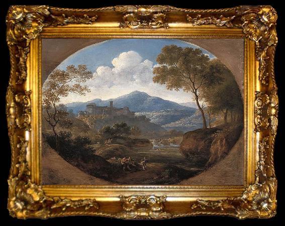 framed  Johann Georg von Dillis Grottaferrata near Rome, ta009-2